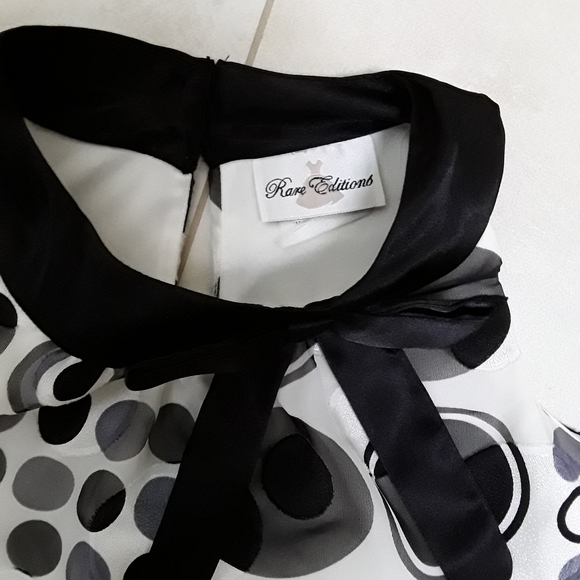 Rare Editions Black & White Dress (little girl) - Picture 10 of 10